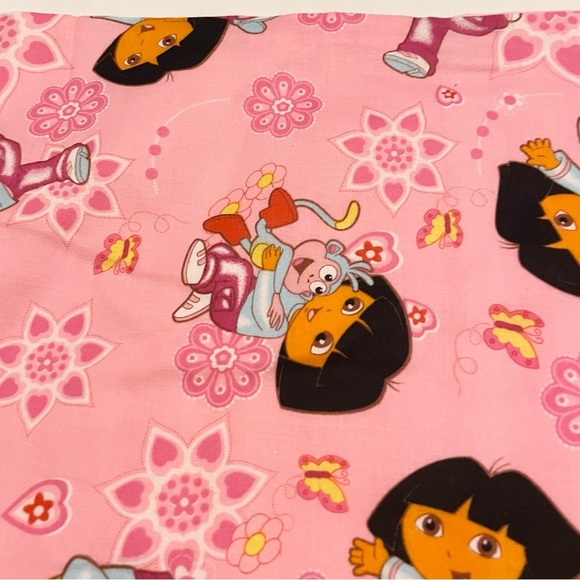 Dora the Explorer Pillowcase Homemade 21” x 11.5” Pillow Case - Picture 7 of 16